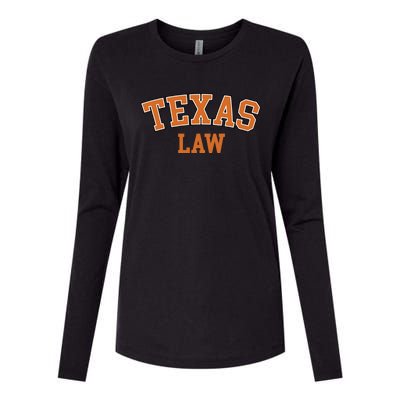 Texas Law Texas Bar Graduate Gift Lawyer College Gift Womens Cotton Relaxed Long Sleeve T-Shirt