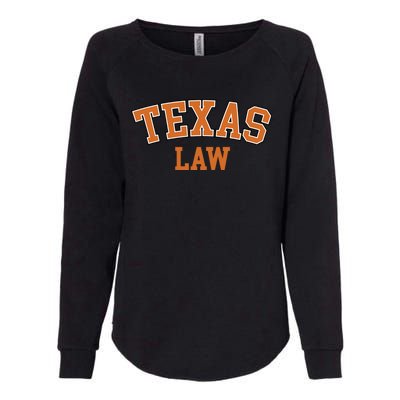 Texas Law Texas Bar Graduate Gift Lawyer College Gift Womens California Wash Sweatshirt