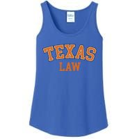 Texas Law Texas Bar Graduate Gift Lawyer College Gift Ladies Essential Tank