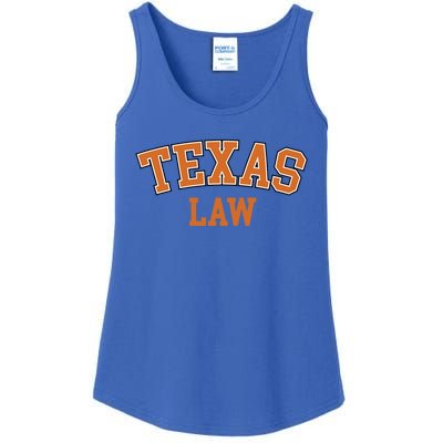 Texas Law Texas Bar Graduate Gift Lawyer College Gift Ladies Essential Tank