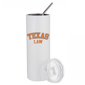 Texas Law Texas Bar Graduate Gift Lawyer College Gift Stainless Steel Tumbler