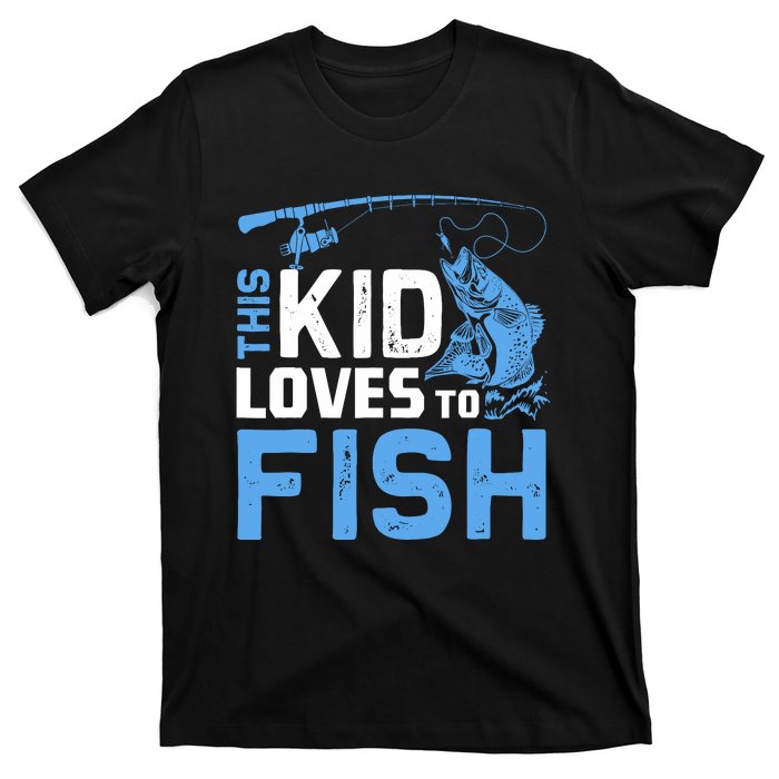 This Loves To Fish Funny Fishing Fisherman Gift T-Shirt