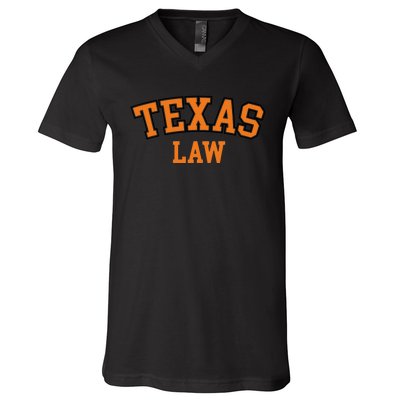 Texas Law Texas Bar Graduate Gift Lawyer College V-Neck T-Shirt