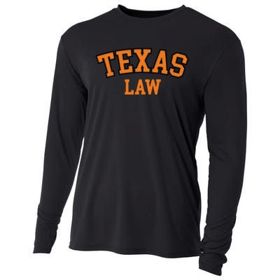 Texas Law Texas Bar Graduate Gift Lawyer College Cooling Performance Long Sleeve Crew