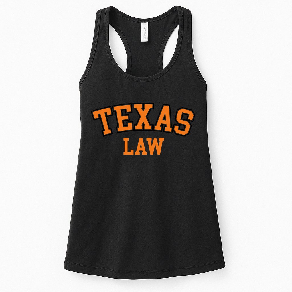 Texas Law Texas Bar Graduate Gift Lawyer College Womens Tank Top