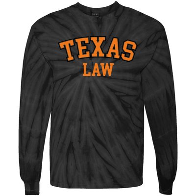 Texas Law Texas Bar Graduate Gift Lawyer College Tie-Dye Long Sleeve Shirt