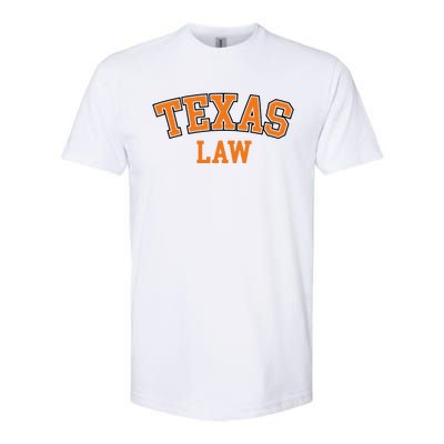 Texas Law Texas Bar Graduate Gift Lawyer College Softstyle CVC T-Shirt