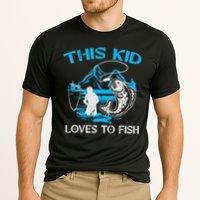 This Loves To Fish Cute Cooling Performance Crew T-Shirt
