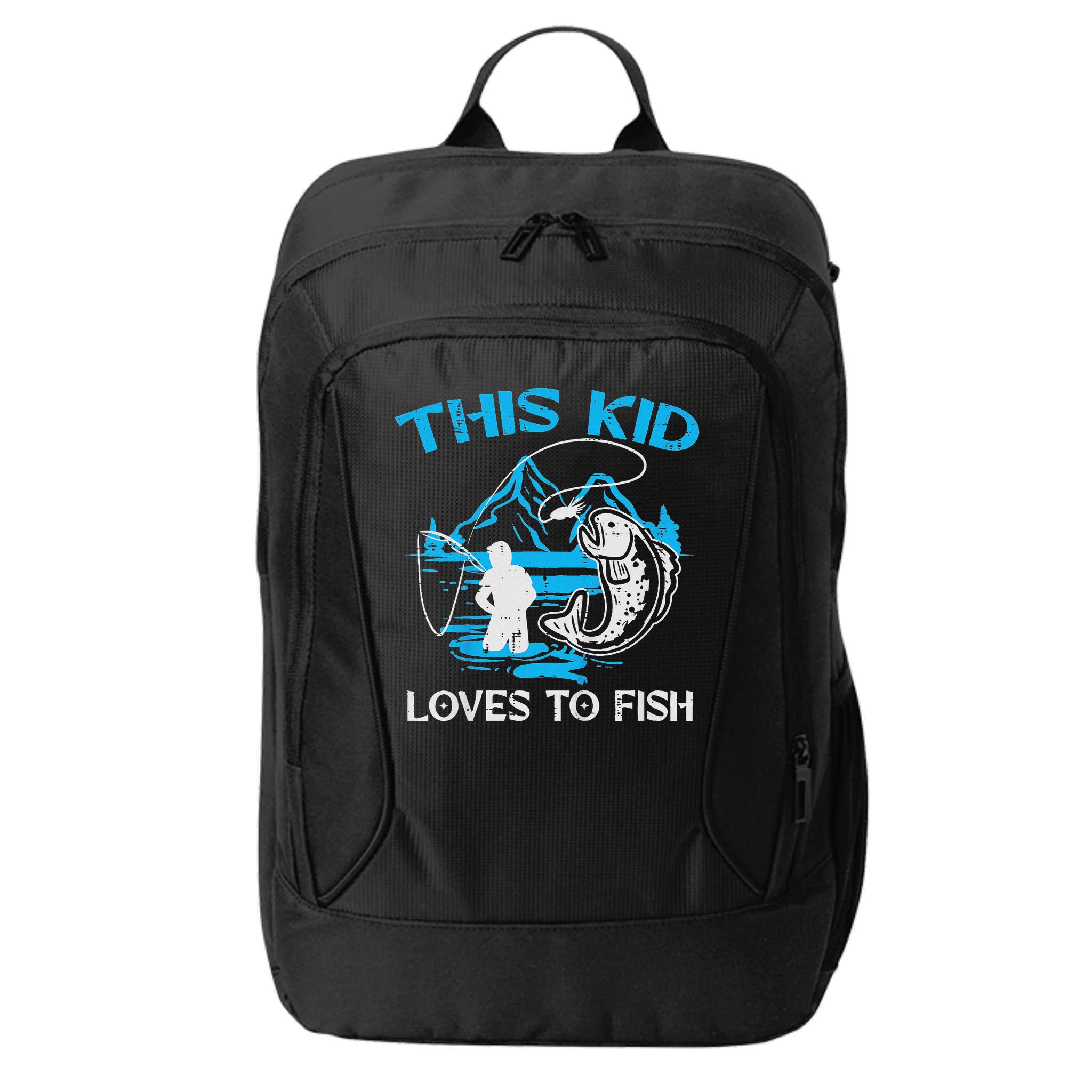 This Loves To Fish Cute City Backpack