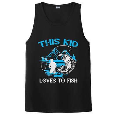 This Loves To Fish Cute PosiCharge Competitor Tank