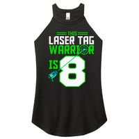 This Laser Tag Warrior Is 8 Gaming Birthday Party Women’s Perfect Tri Rocker Tank