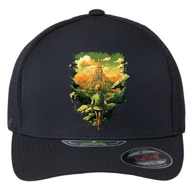 Tloz Link To A New Adventure Flexfit Unipanel Trucker Cap