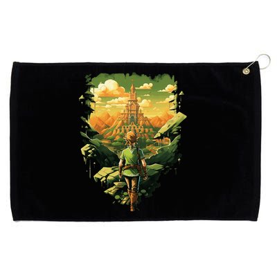 Tloz Link To A New Adventure Grommeted Golf Towel