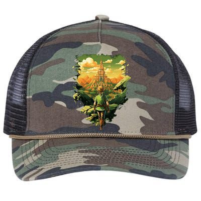 Tloz Link To A New Adventure Retro Rope Trucker Hat Cap