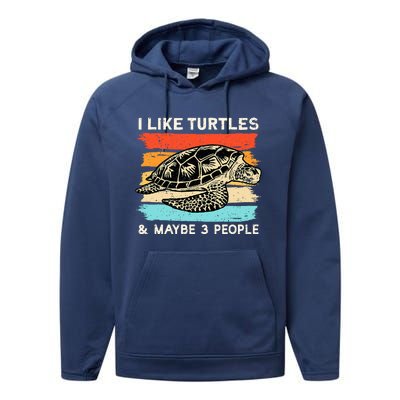 Turtle Lover, Turtle Art, Types Turtle, Turtle  Performance Fleece Hoodie