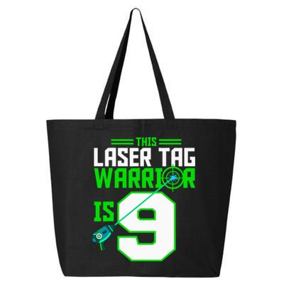 This Laser Tag Warrior Is 9 Gaming Birthday Party 25L Jumbo Tote