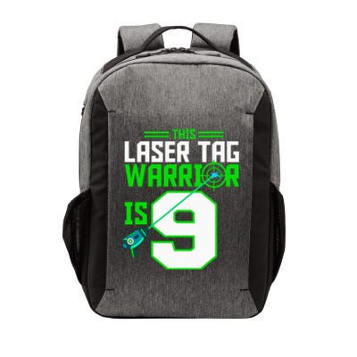 This Laser Tag Warrior Is 9 Gaming Birthday Party Vector Backpack