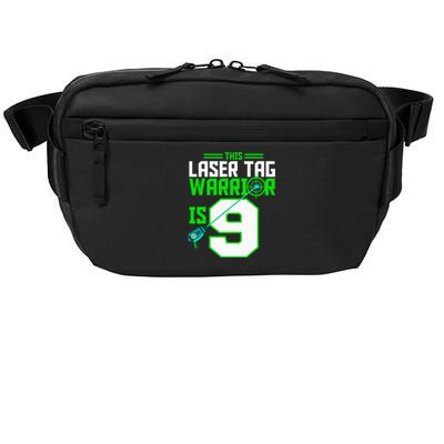 This Laser Tag Warrior Is 9 Gaming Birthday Party Crossbody Pack