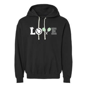 Tennis Love Tennis Fan Tennis Player Gift Tennis Lover Garment-Dyed Fleece Hoodie