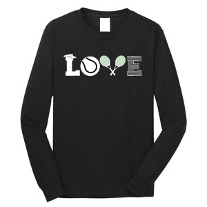 Tennis Love Tennis Fan Tennis Player Gift Tennis Lover Long Sleeve Shirt