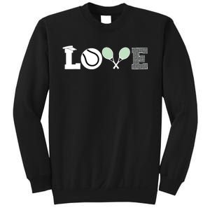 Tennis Love Tennis Fan Tennis Player Gift Tennis Lover Sweatshirt