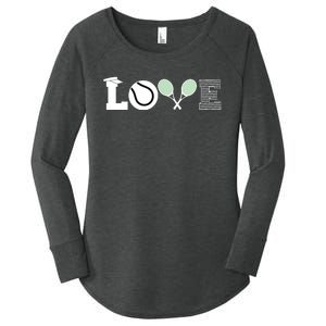 Tennis Love Tennis Fan Tennis Player Gift Tennis Lover Women's Perfect Tri Tunic Long Sleeve Shirt