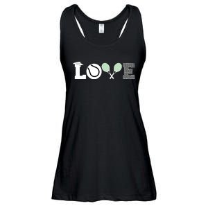 Tennis Love Tennis Fan Tennis Player Gift Tennis Lover Ladies Essential Flowy Tank