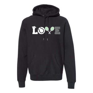 Tennis Love Tennis Fan Tennis Player Gift Tennis Lover Premium Hoodie