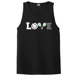 Tennis Love Tennis Fan Tennis Player Gift Tennis Lover PosiCharge Competitor Tank