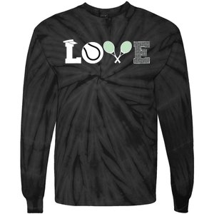 Tennis Love Tennis Fan Tennis Player Gift Tennis Lover Tie-Dye Long Sleeve Shirt