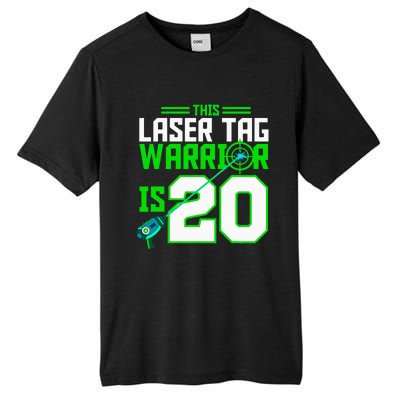 This Laser Tag Warrior Is 20 Gaming Birthday Party Tall Fusion ChromaSoft Performance T-Shirt