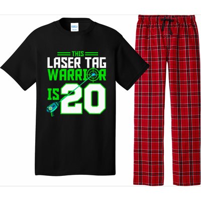 This Laser Tag Warrior Is 20 Gaming Birthday Party Pajama Set