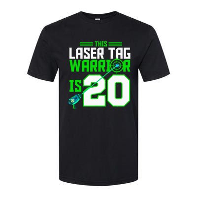 This Laser Tag Warrior Is 20 Gaming Birthday Party Softstyle CVC T-Shirt