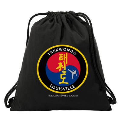 Taekwondo Louisville Drawstring Bag