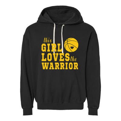 This Loves The Warriors Basketball Garment-Dyed Fleece Hoodie