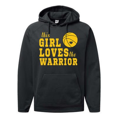 This Loves The Warriors Basketball Performance Fleece Hoodie