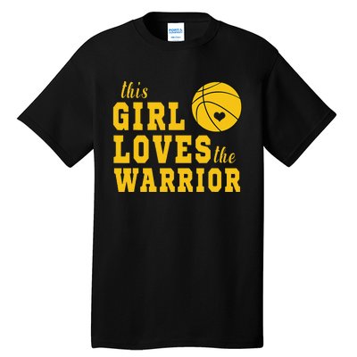 This Loves The Warriors Basketball Tall T-Shirt