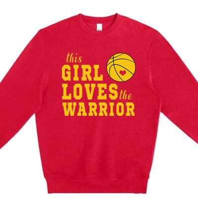 This Loves The Warriors Basketball Premium Crewneck Sweatshirt