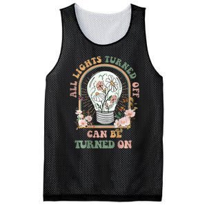 The Light That Turns Off Can Be Turned Back On 2 Sided Mesh Reversible Basketball Jersey Tank