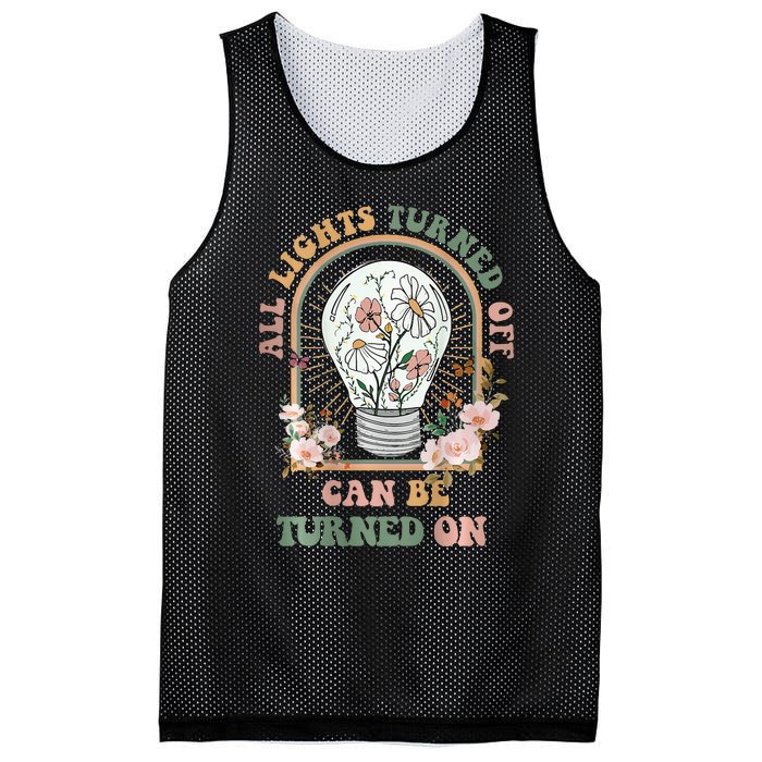 The Light That Turns Off Can Be Turned Back On 2 Sided Mesh Reversible Basketball Jersey Tank