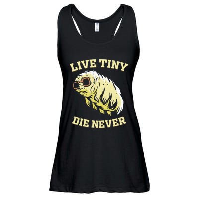 Tardigrade Live Tiny Die Never Water Bear Microbiology Ladies Essential Flowy Tank