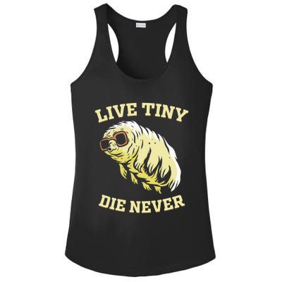 Tardigrade Live Tiny Die Never Water Bear Microbiology Ladies PosiCharge Competitor Racerback Tank