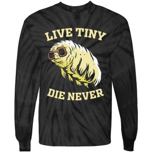 Tardigrade Live Tiny Die Never Water Bear Microbiology Tie-Dye Long Sleeve Shirt