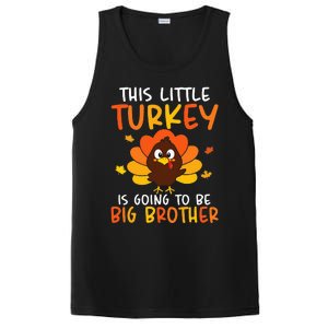 This Little Turkey Is Going To Be A Big Brother Thanksgiving PosiCharge Competitor Tank