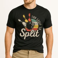 Too Legit To Split Retro Bowling Funny Bowler Bowling Team Cooling Performance Crew T-Shirt