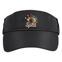 Too Legit To Split Retro Bowling Funny Bowler Bowling Team Adult Drive Performance Visor