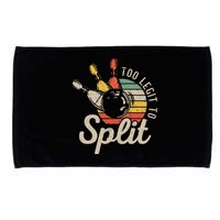 Too Legit To Split Retro Bowling Funny Bowler Bowling Team Microfiber Hand Towel
