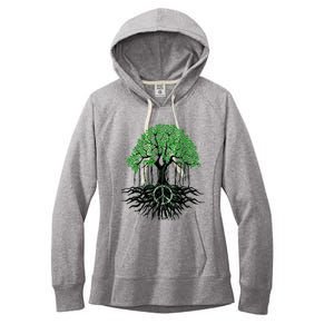 Tree Lovers Tree Of Life Peace Kindness Women's Fleece Hoodie