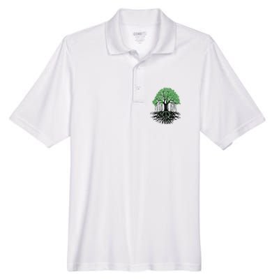 Tree Lovers Tree Of Life Peace Kindness Men's Origin Performance Piqué Polo