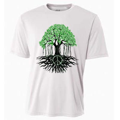 Tree Lovers Tree Of Life Peace Kindness Cooling Performance Crew T-Shirt